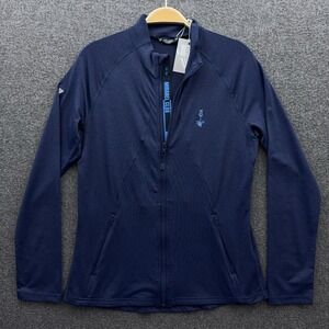 Levelwear Jacket Womens Small Blue Mirabel Club Full Zip‎ Pocket Stretch Golf